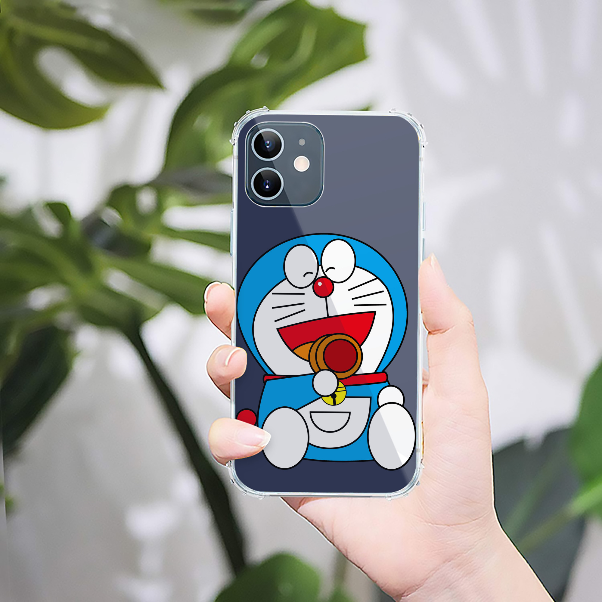 （画像用） ドラえもん Doraemon 【iPhone 12シリーズ対応】透明スマホケース（クリアソフトケース）